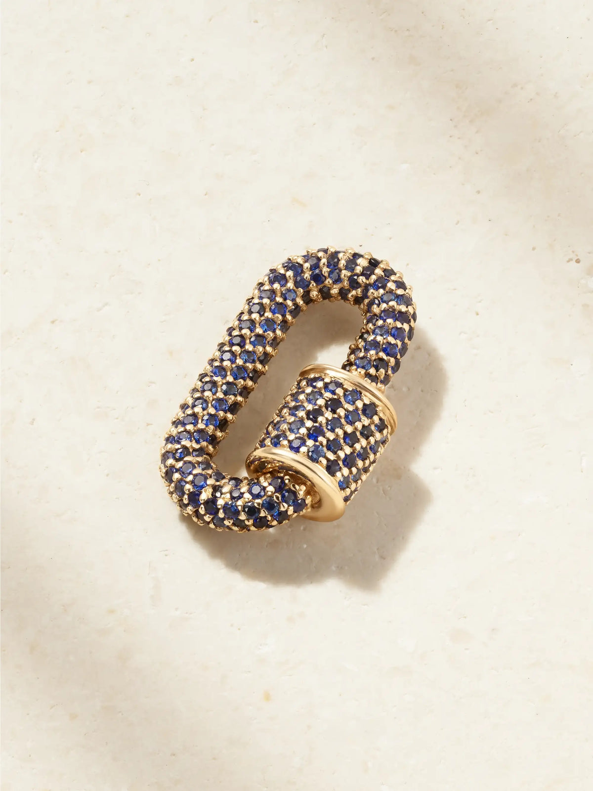 Allstone Chubby Babylock 14-karat Gold Sapphire Pendant