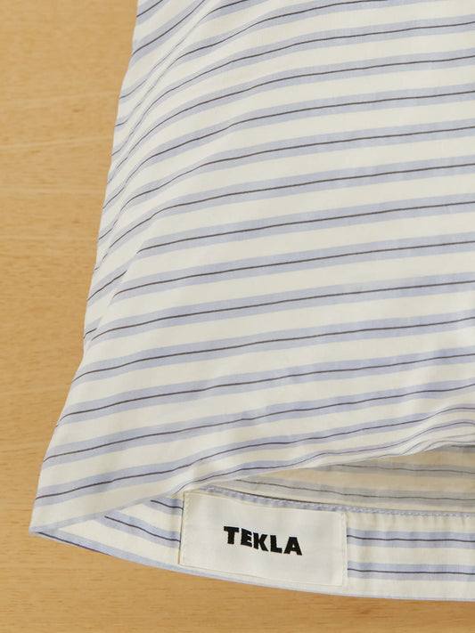 TEKLA Percale Set Of Two Organic-cotton Pillow Covers