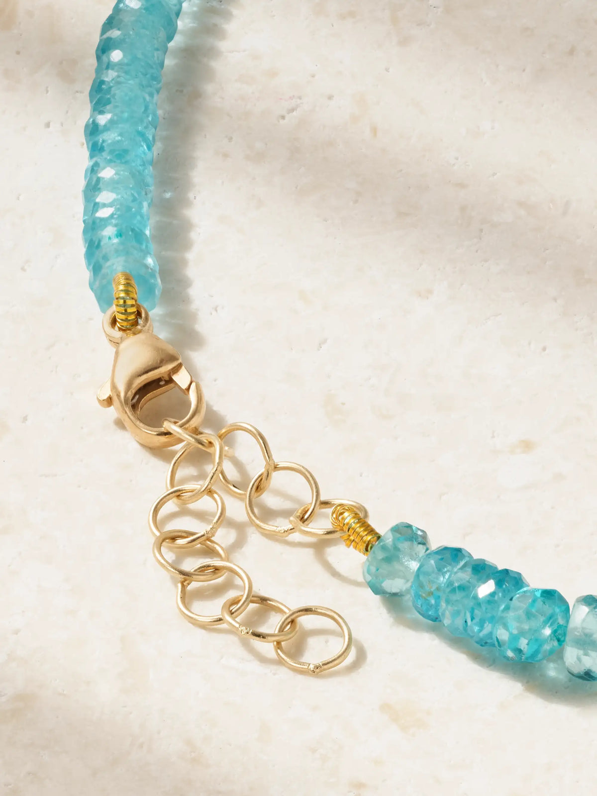 14-karat Gold Apatite Bracelet