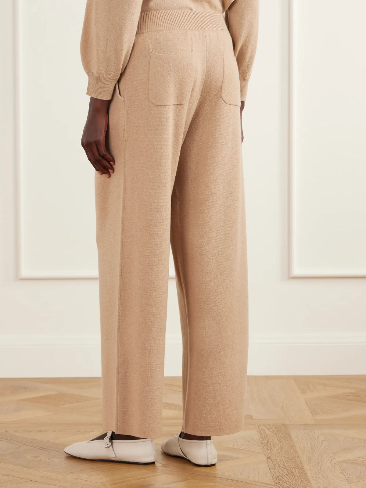 Eres Access Pleated Wool And Cashmere-blend Wide-leg Pants