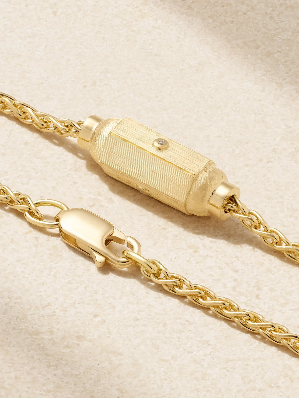 Micro Coco 18-karat Gold Diamond Bracelet