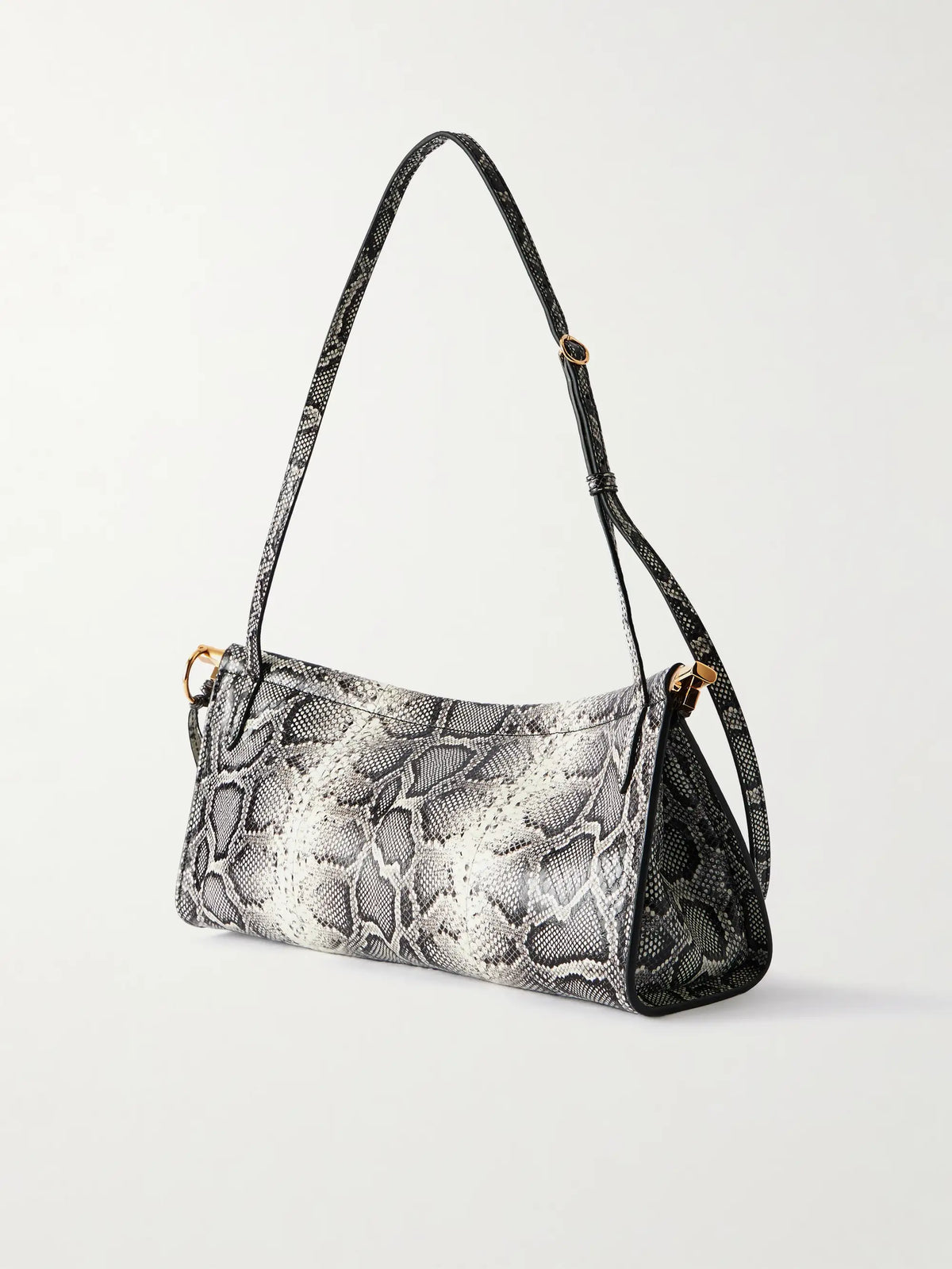 Le Click E/w Medium Snake-effect Eel Shoulder Bag