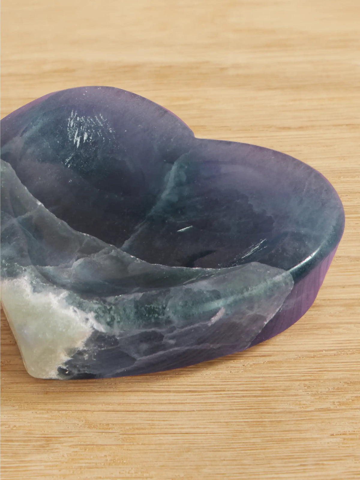 Heart Small Fluorite Dish