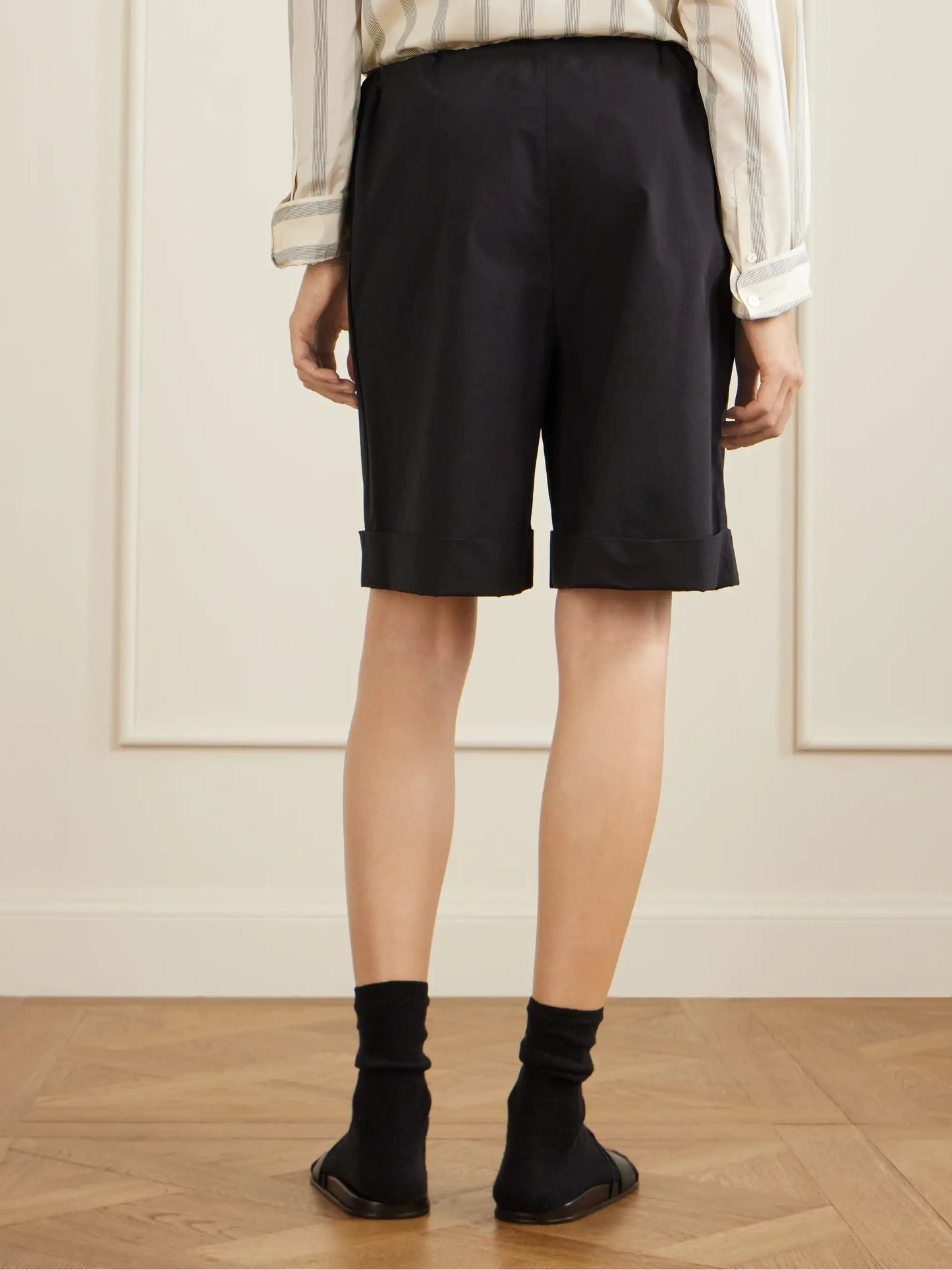 Emiliano Cotton-poplin Shorts