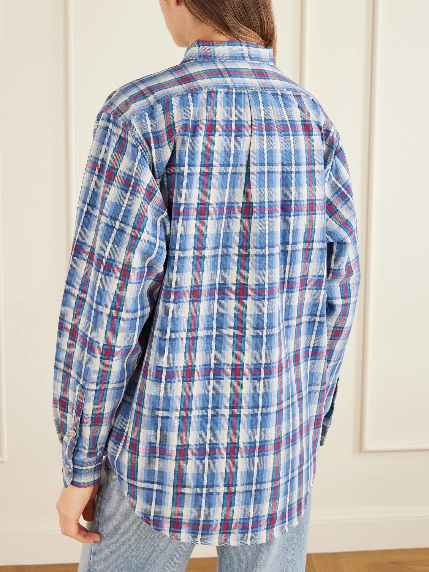 Checked Plaid Cotton Workshirt