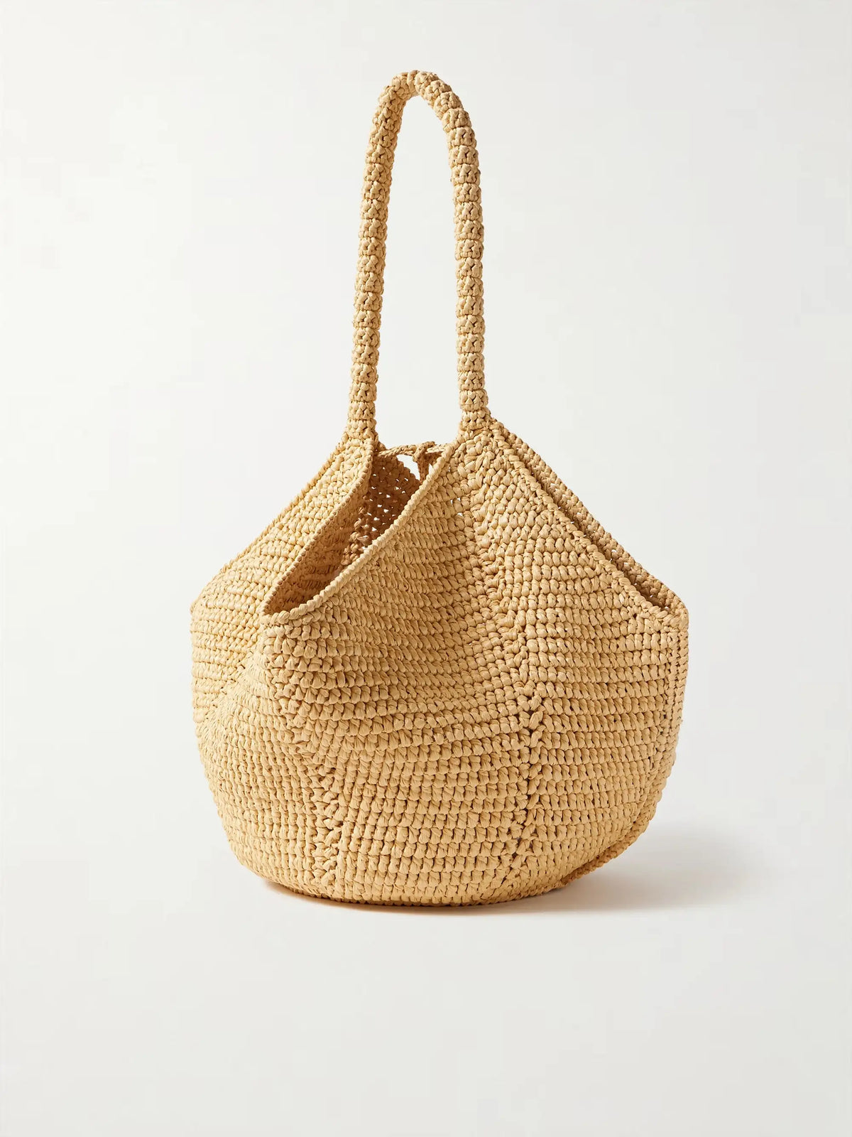 Lotus Medium Raffia Tote