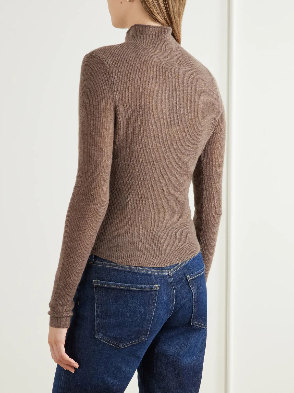 Citizens of Humanity Leelah Ribbed Wool And Cashmere-blend Turtleneck Sweater
