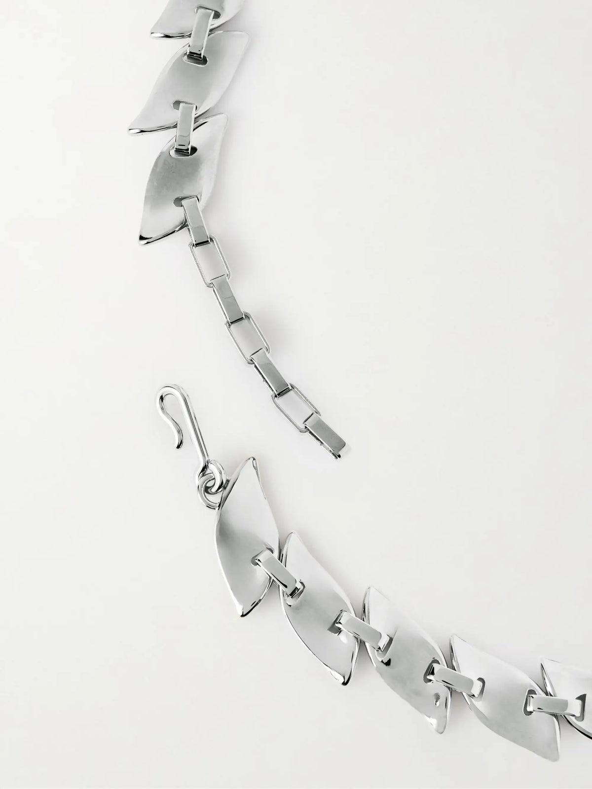 Leaf Silver-tone Necklace