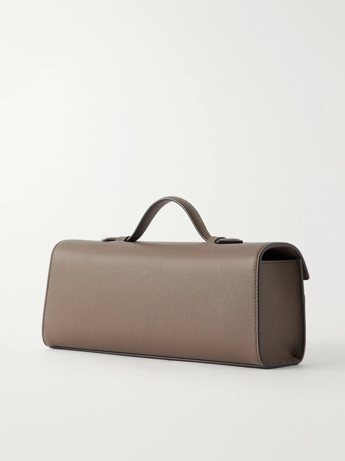 Slim Symmetry Leather Clutch