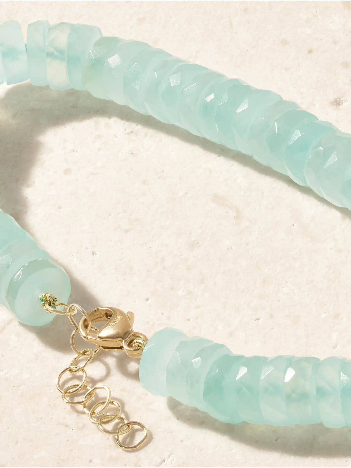 JIA JIA Aurora Maldives 14-karat Gold Chalcedony Beaded Bracelet