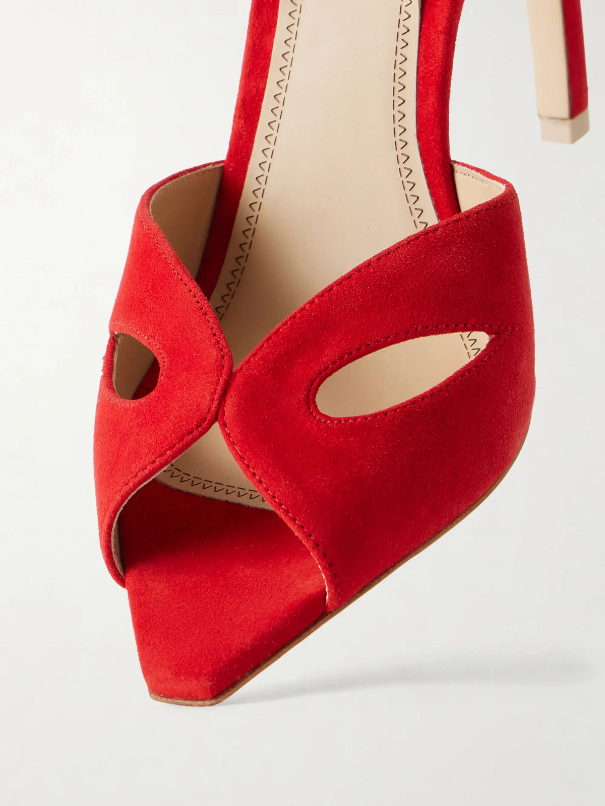 Harlow Mask Suede Sandals