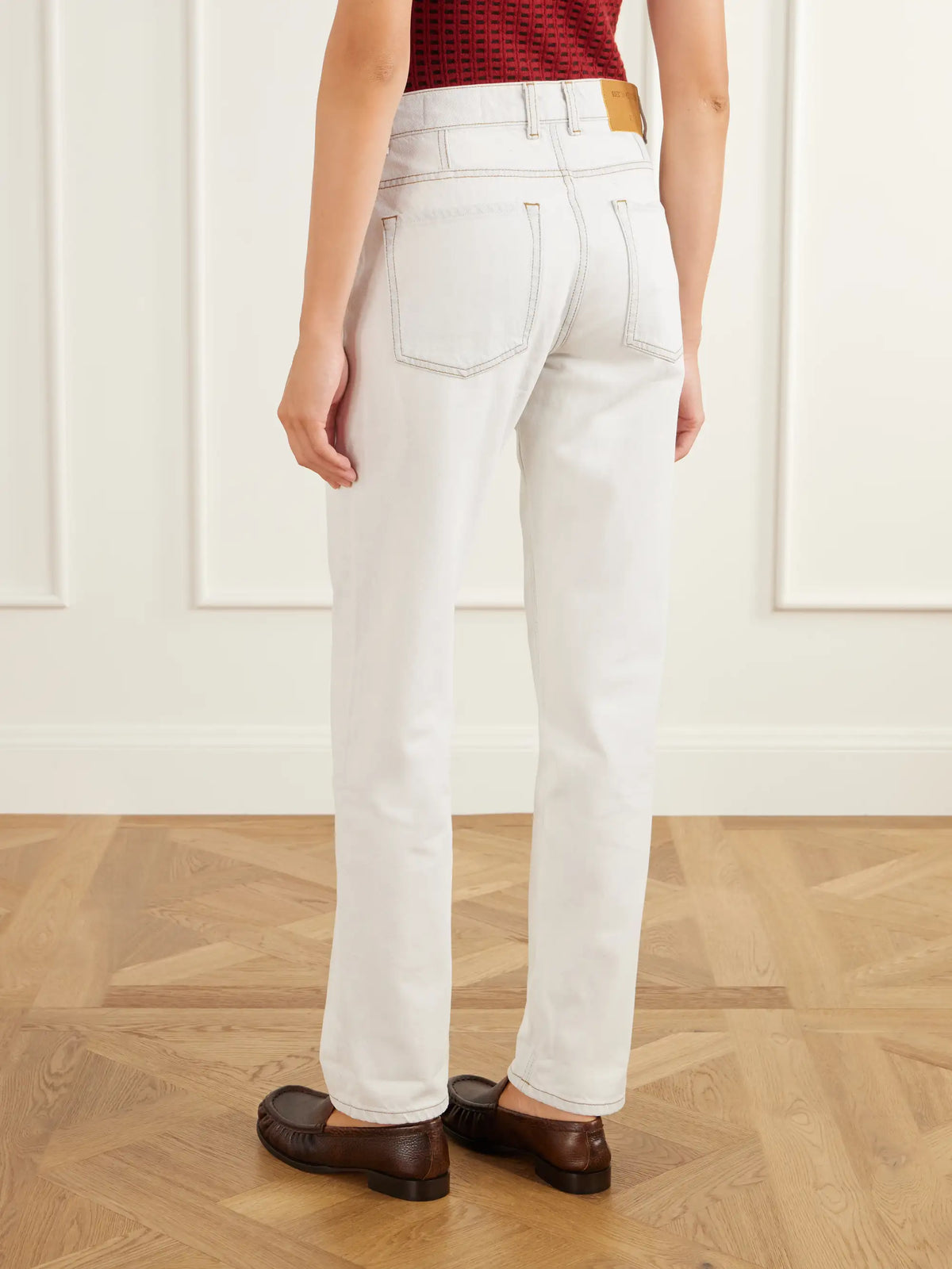 Guest In Residence Everyday High-rise Straight-leg Jeans