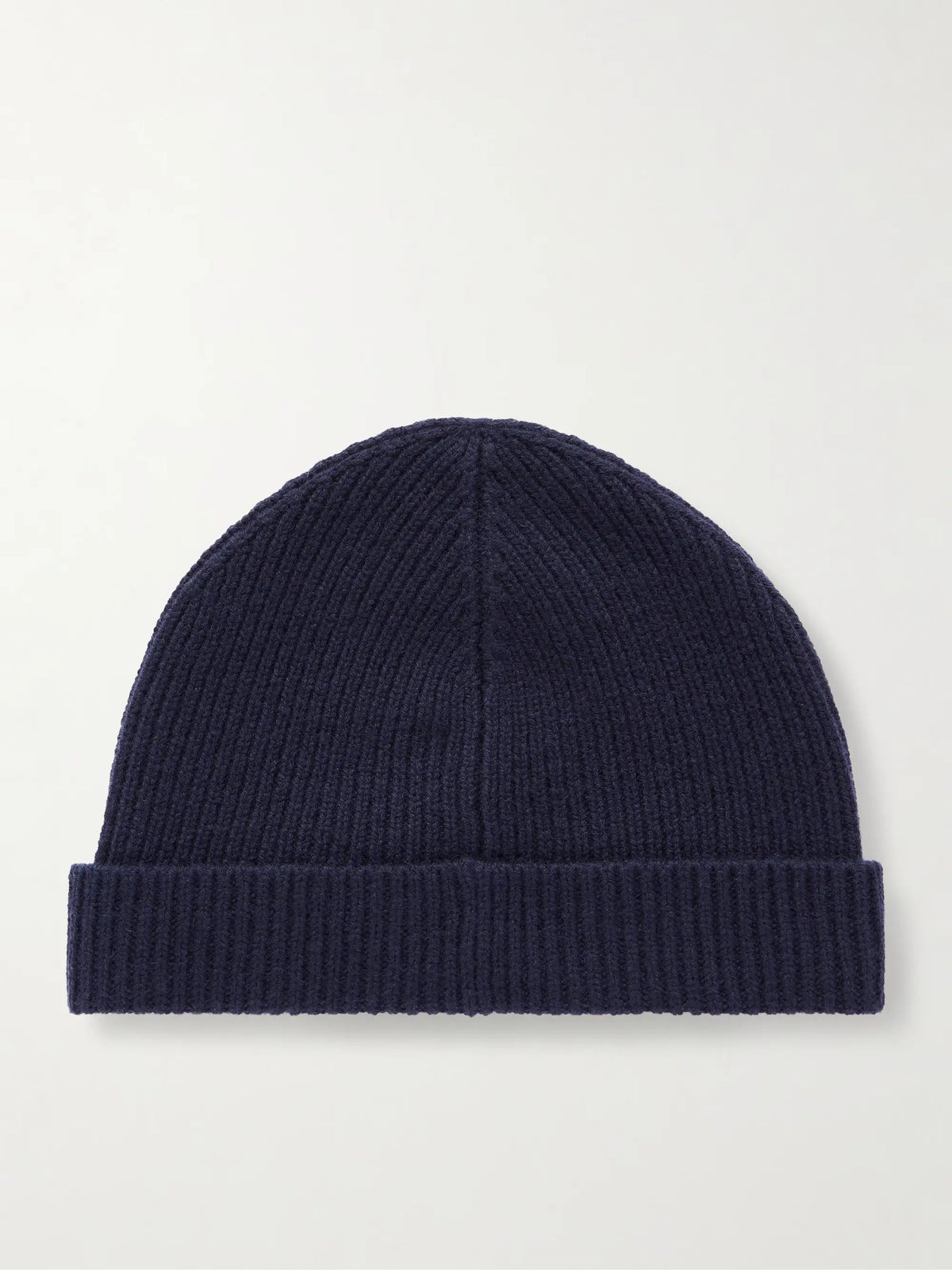 Extreme Ribbed Cashmere Beanie