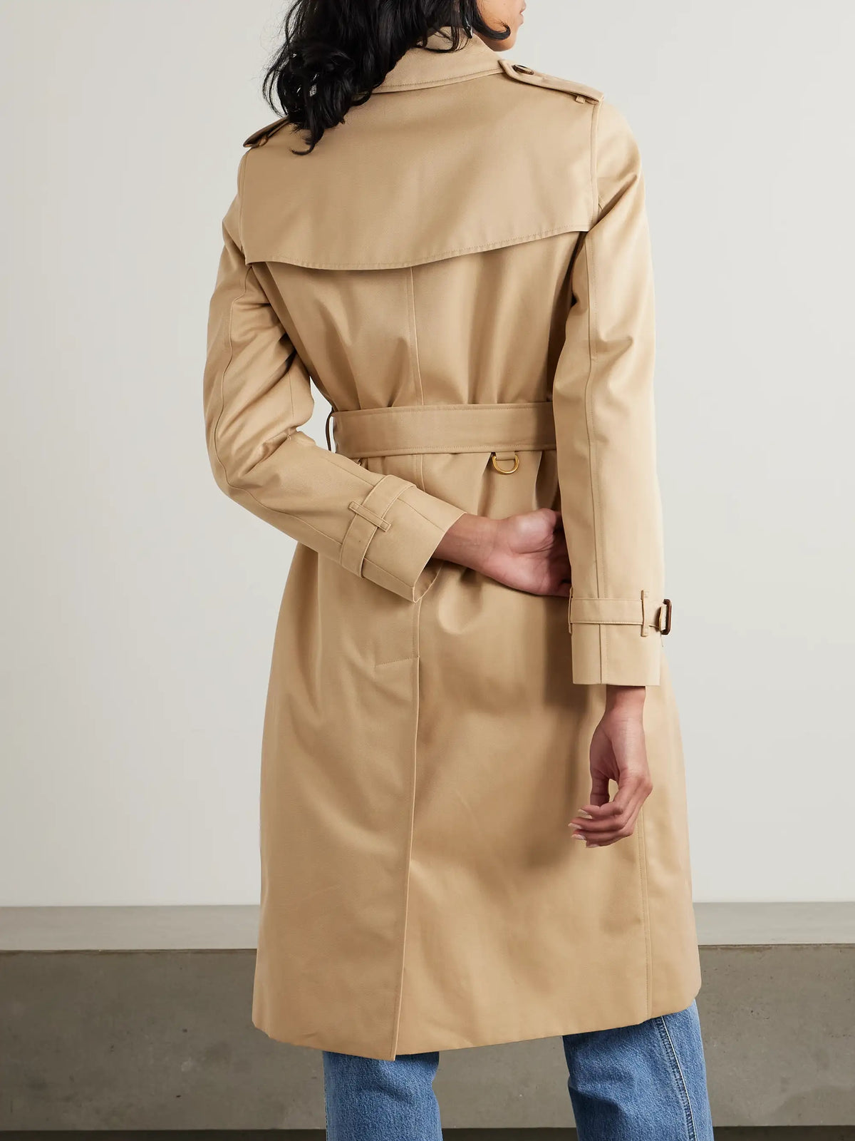 Burberry Kensington Long Organic Cotton-gabardine Trench Coat
