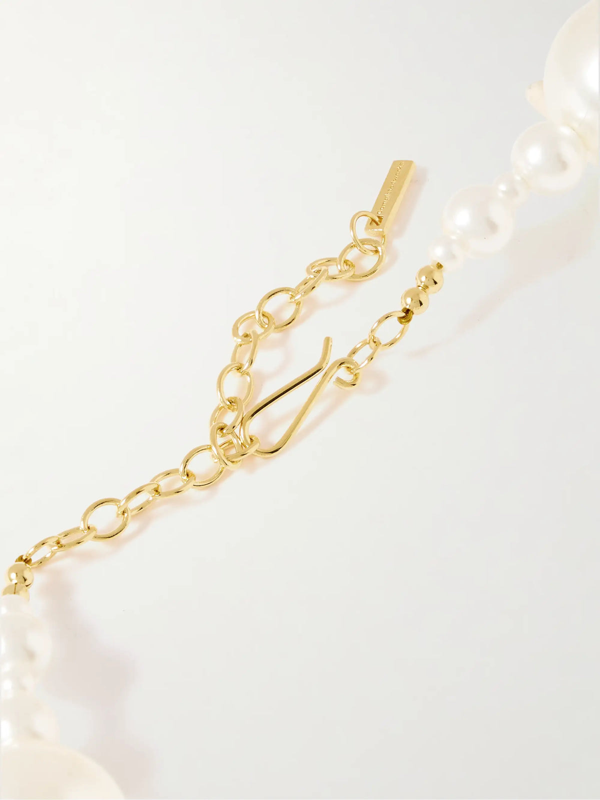 Gold-plated Pearl-like Necklace