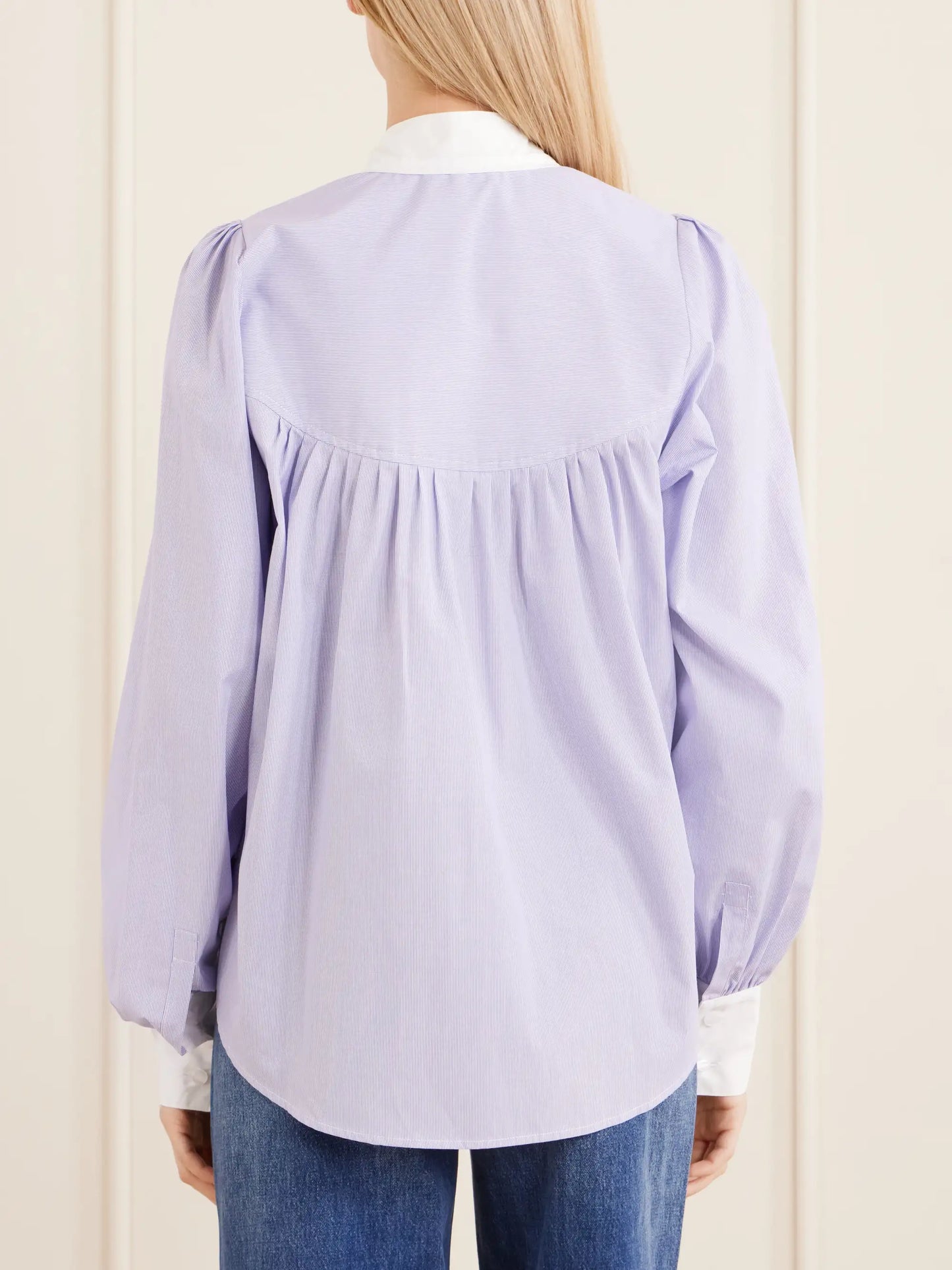 Val D'isere Striped Cotton Blouse