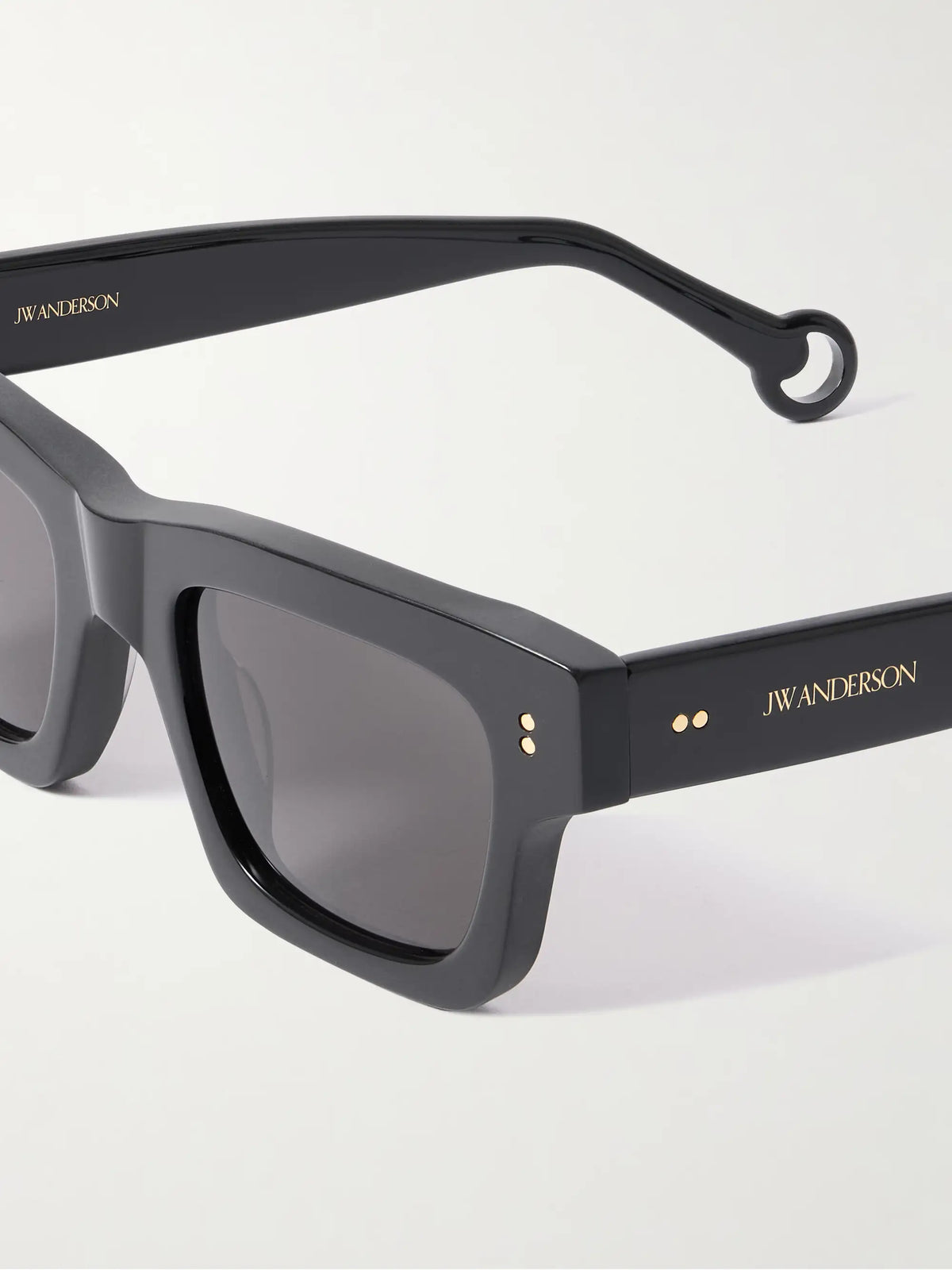 Rectangular-frame Acetate Sunglasses