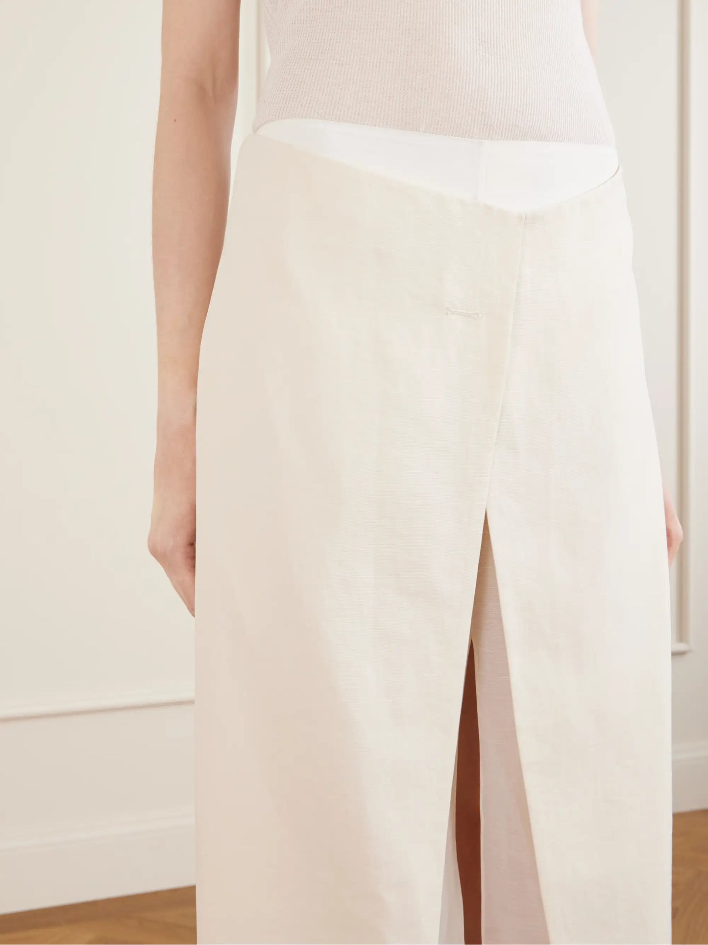 Tal Woven Midi Skirt
