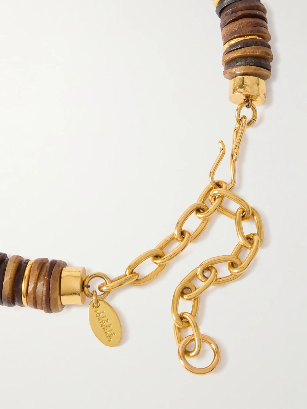 Bilbao Gold-plated, Bone And Pearl Necklace