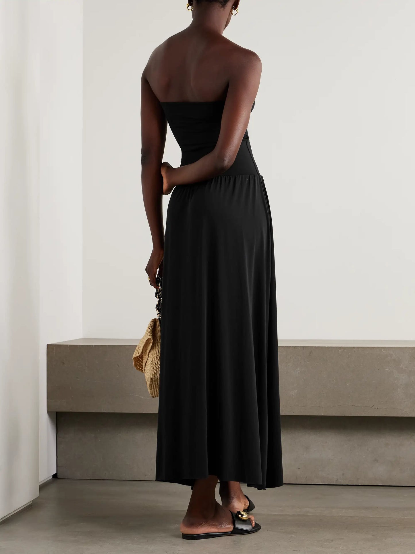 Oda Peau Douce And Stretch-jersey Coverup