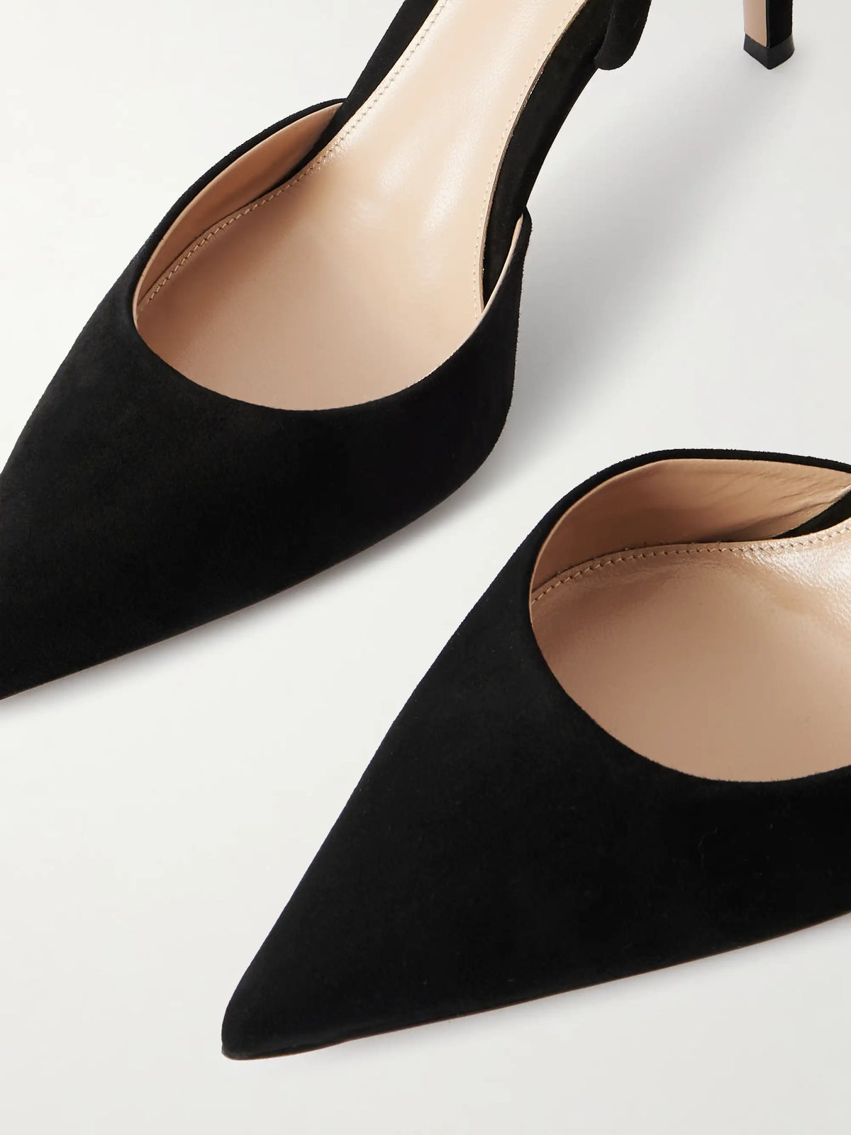 Jungle Mamba 85 Crystal-embellished Suede Pumps