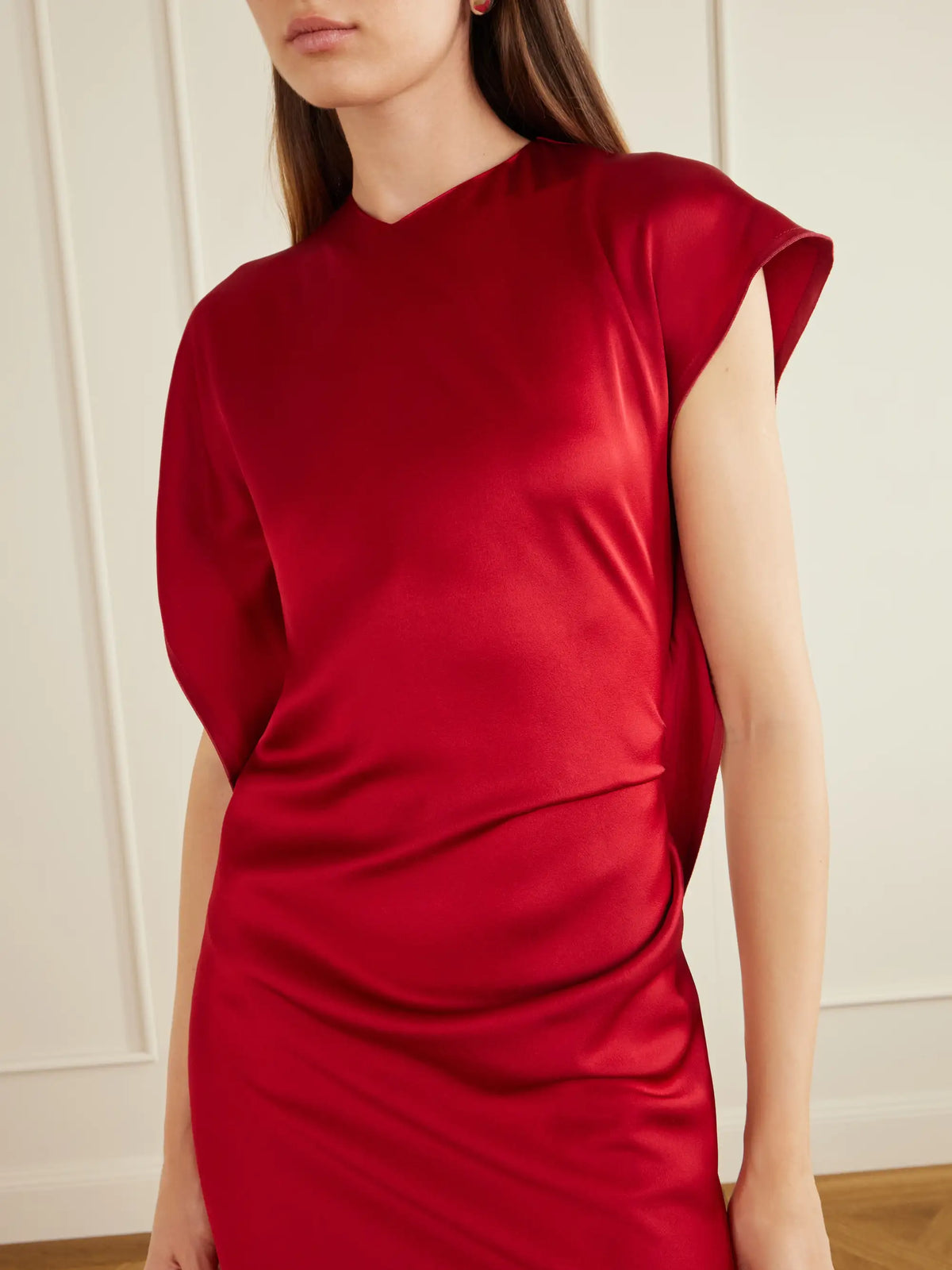 Satin Midi Dress