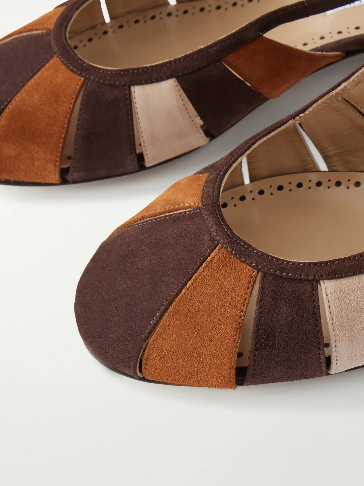Manolo Blahnik Coludad Suede Slingback Pumps