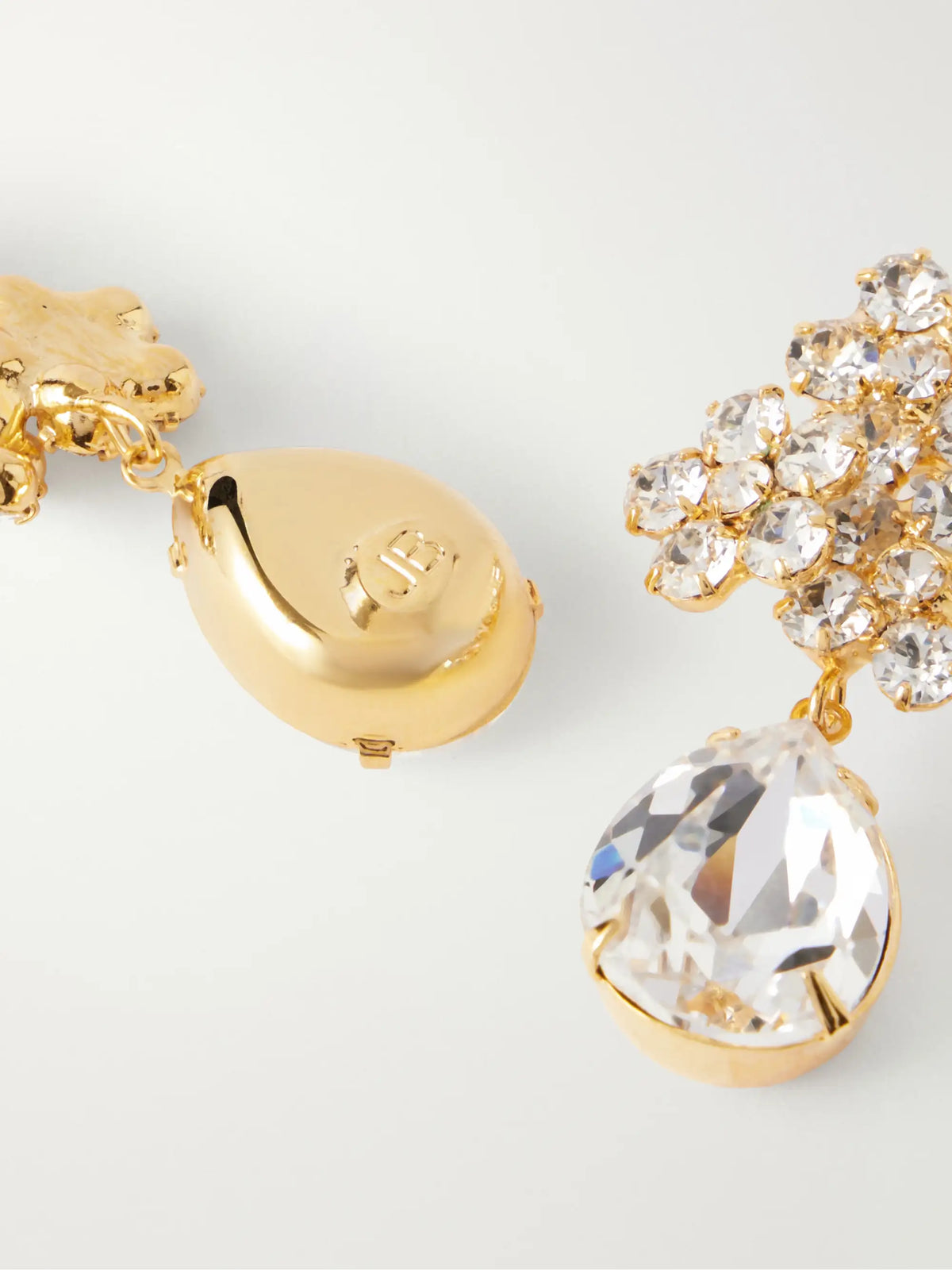 Lauretta Gold-tone Crystal Earrings