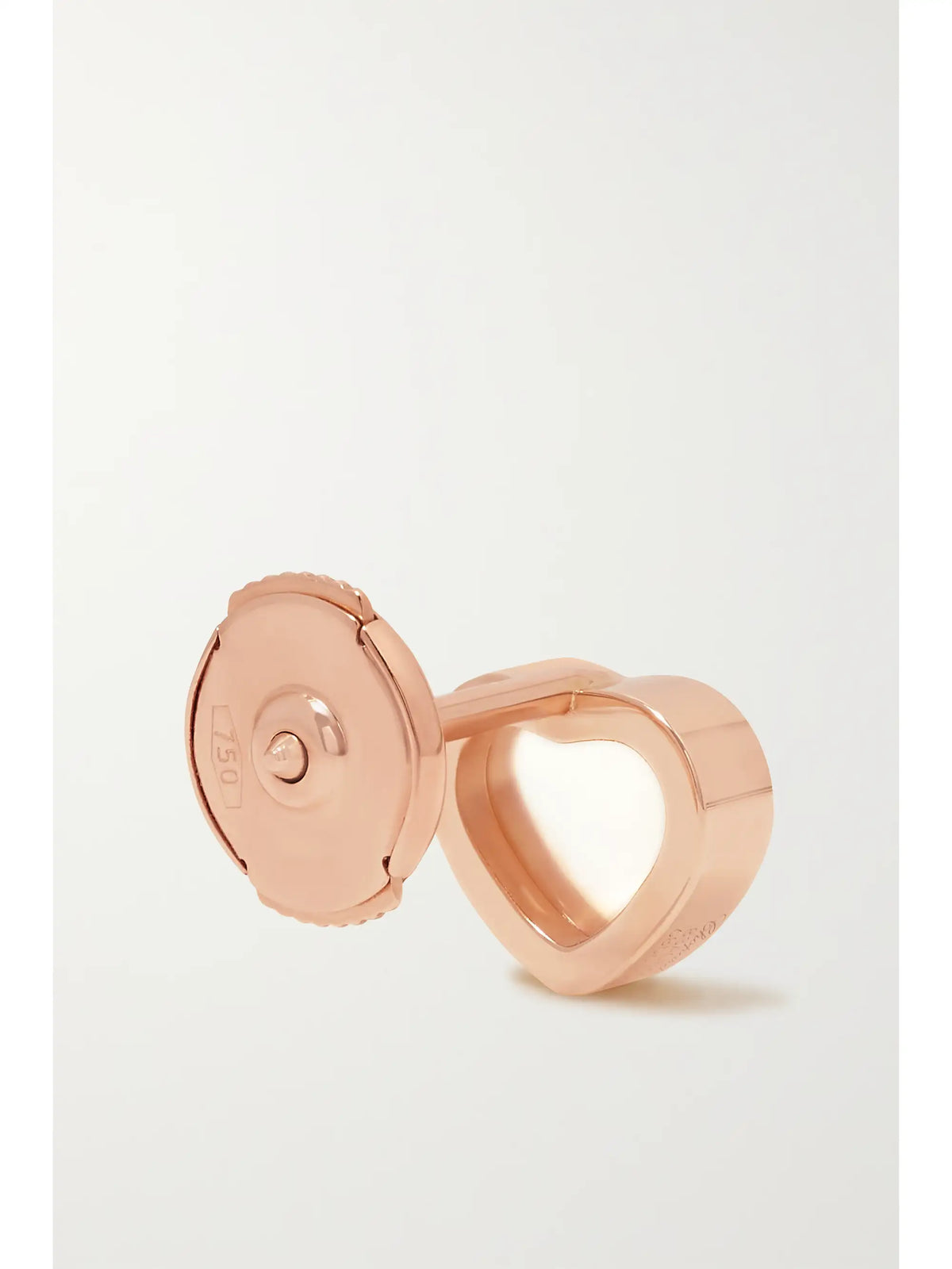 My Happy Hearts 18-karat Rose Gold Mother-of-pearl Single Earring