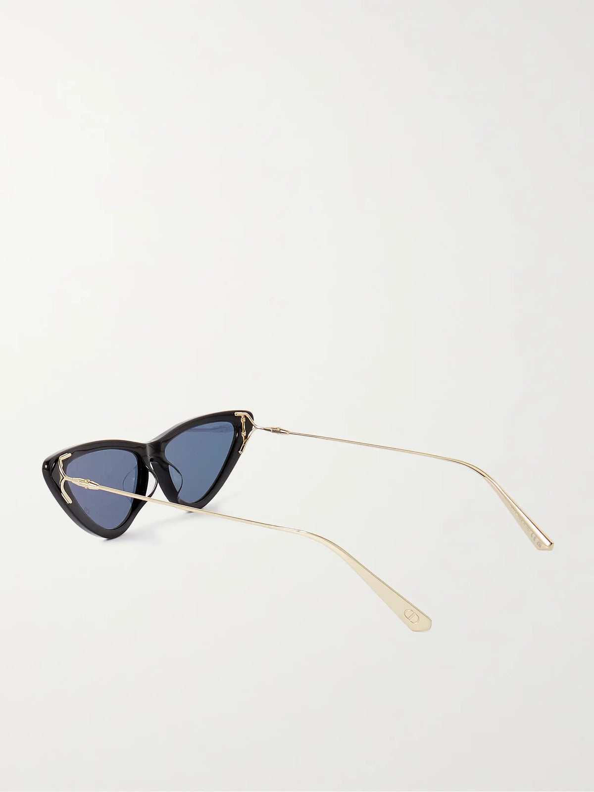 Missdior B4u Cat-eye Acetate And Gold-tone Sunglasses