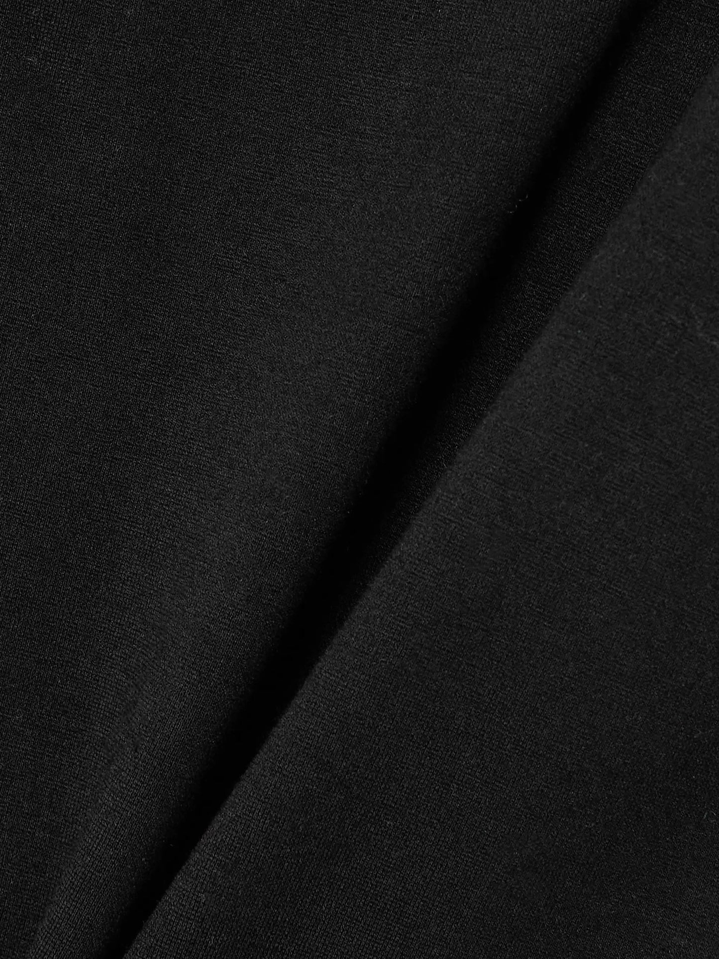 Stretch-cotton Jersey Foldover Pants - Soot