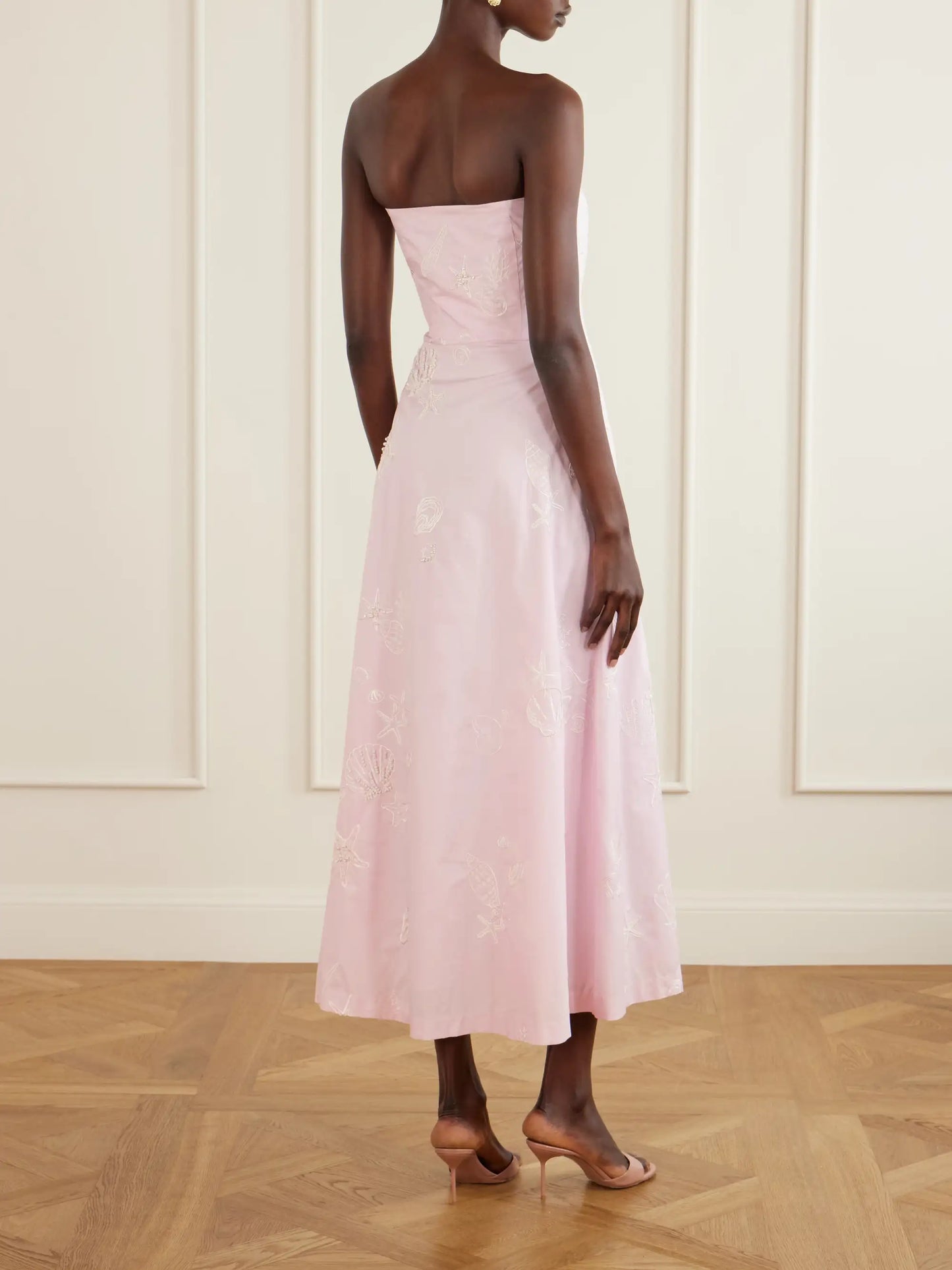 Odette Cotton Embroidered Dress