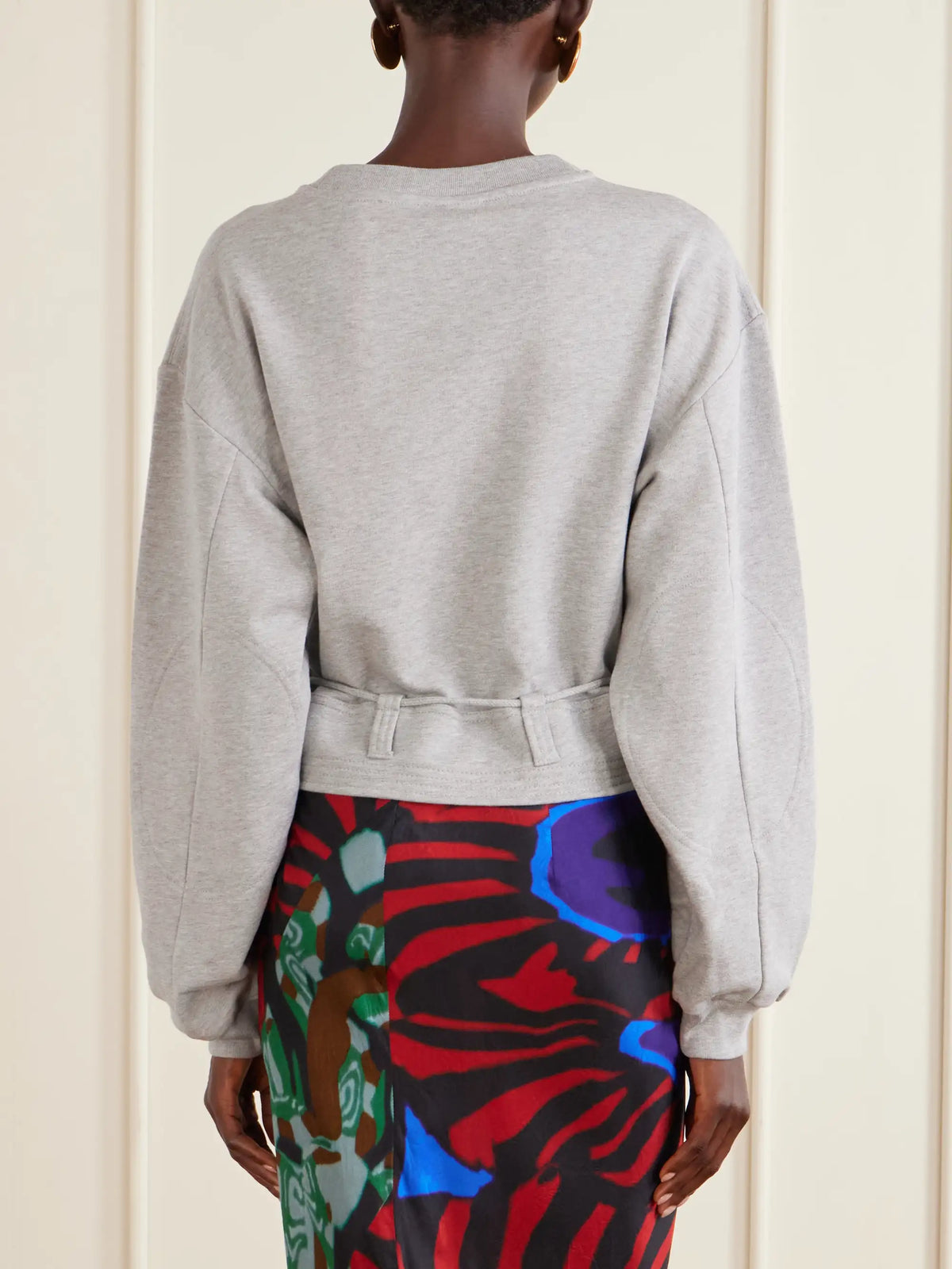 Ruffled Cotton-jersey Sweatshirt