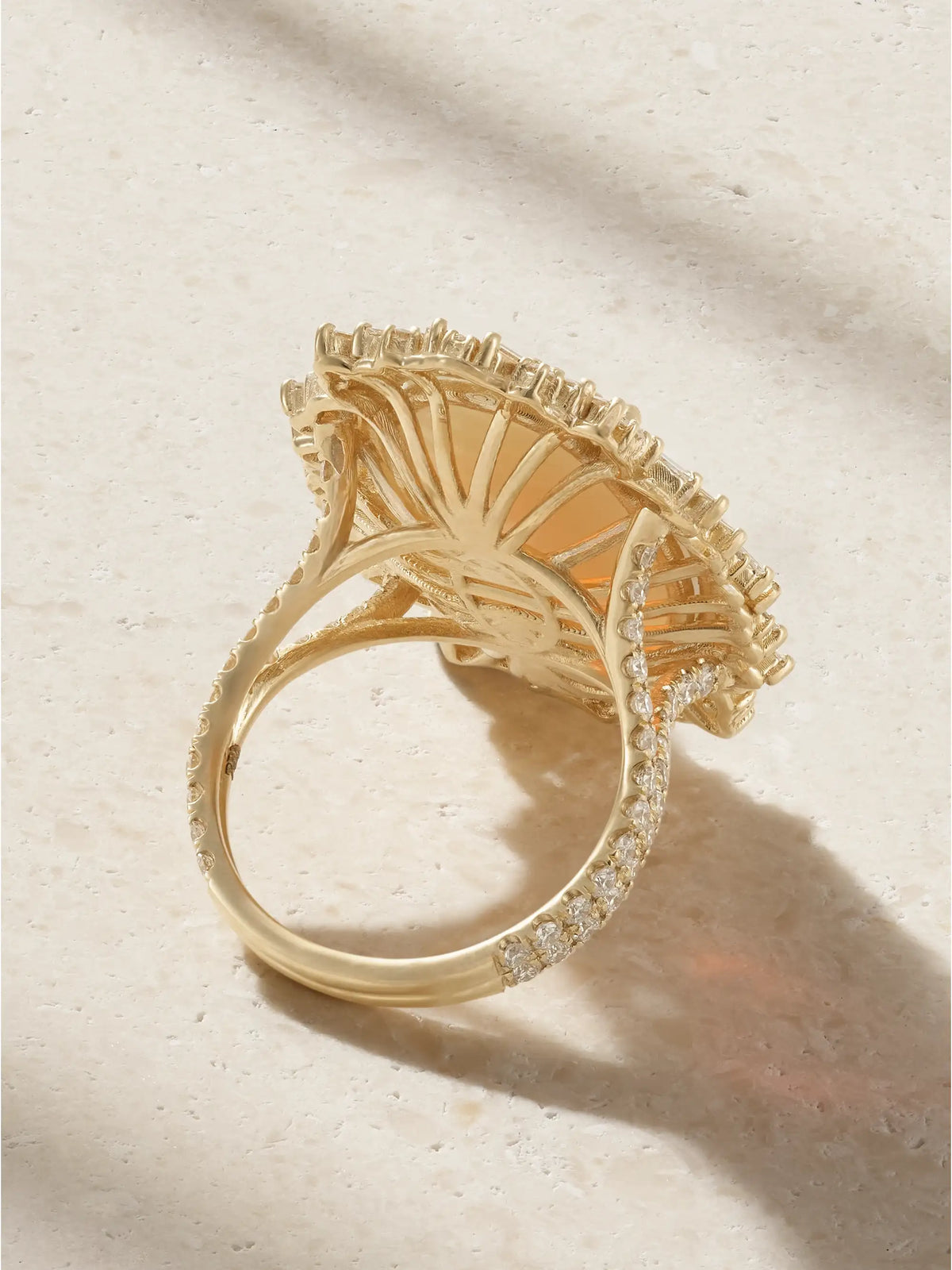 18-karat Gold, Opal And Diamond Ring