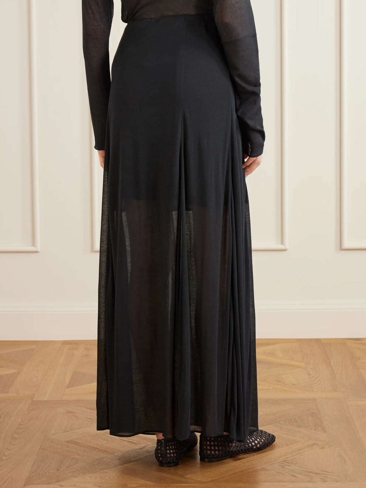 Ruohan Cocoon Cotton-voile Maxi Skirt
