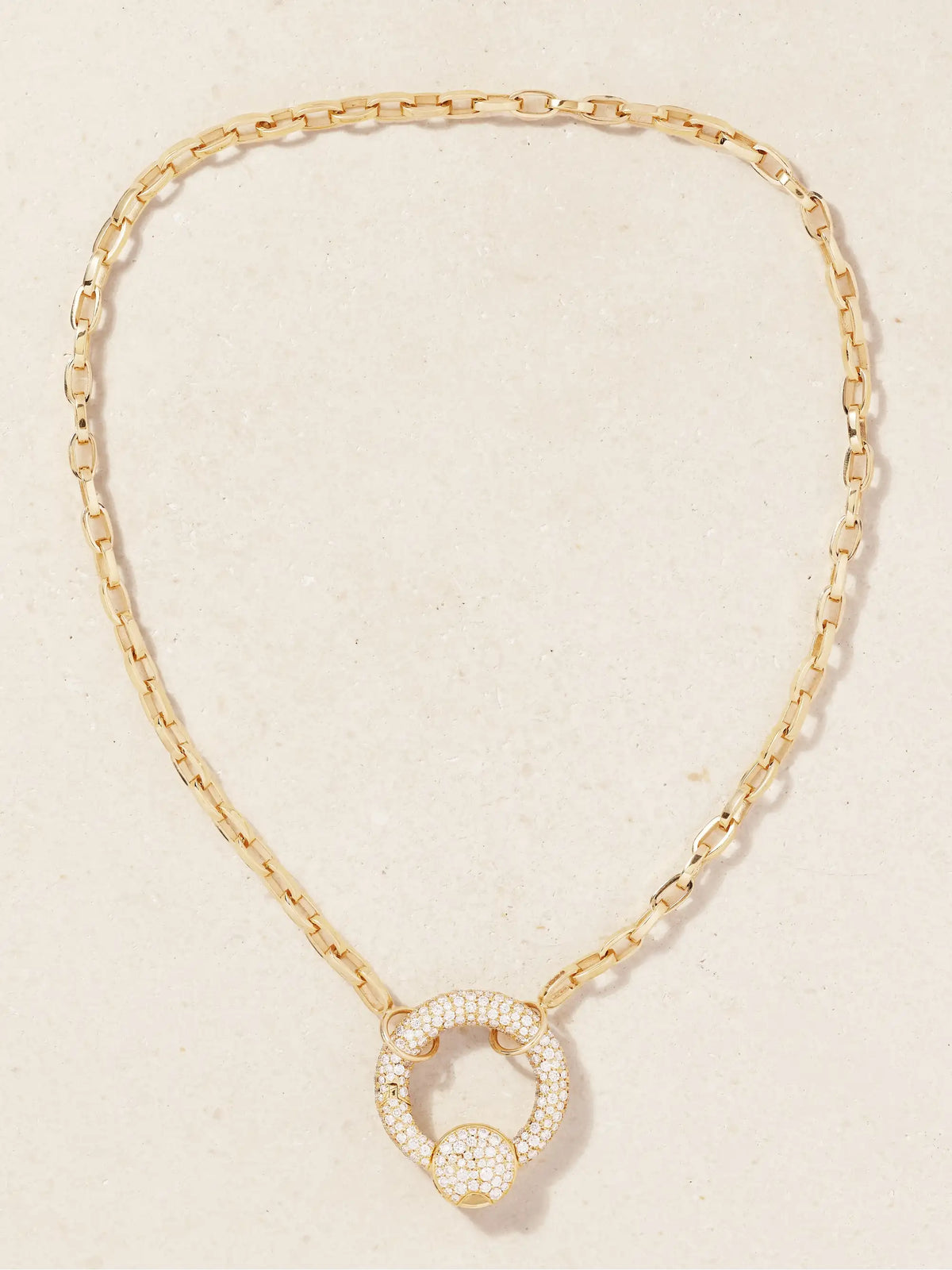 Allstoned 18-karat Gold Diamond Necklace