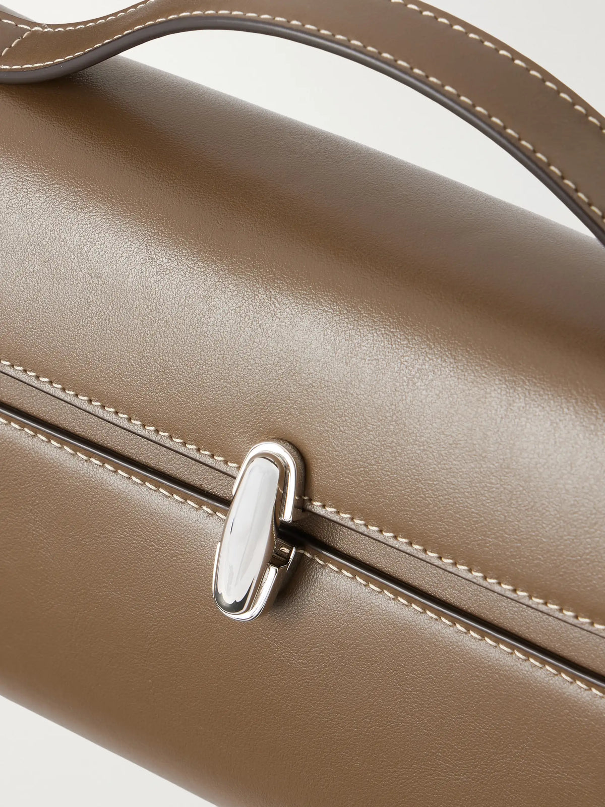 Symmetry Trapeze Pochette Leather Tote