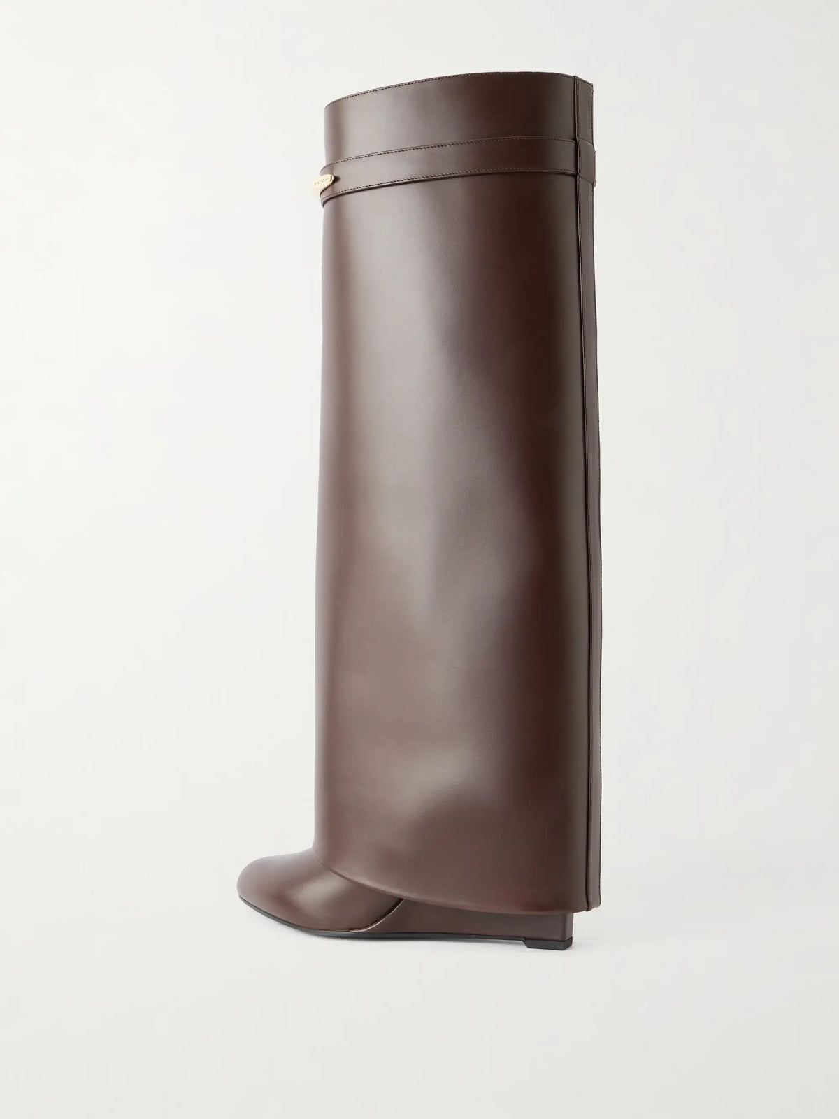 Shark Leather Knee Boots