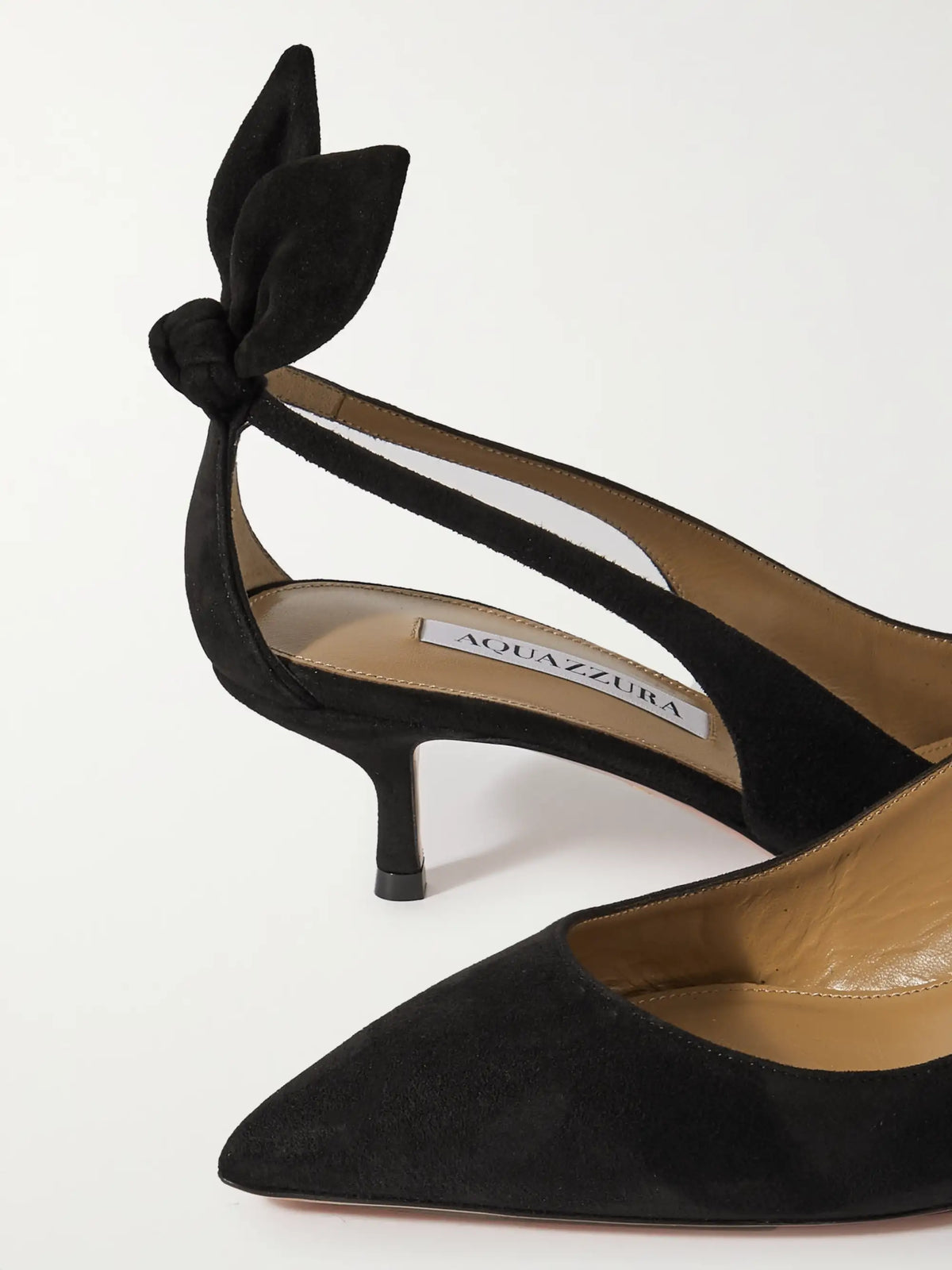 Bow Tie 50 Suede Pumps