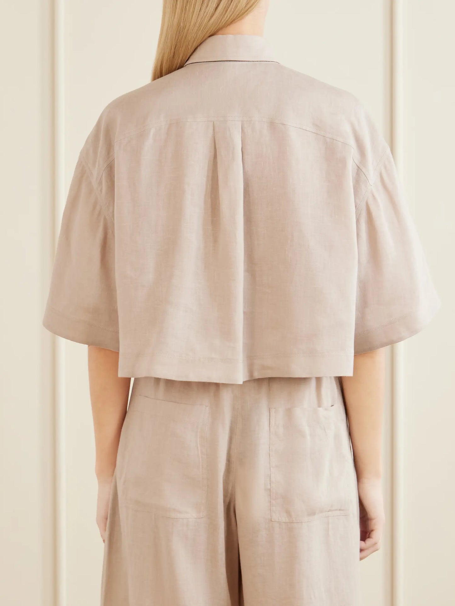 Cropped Cotton Shirt