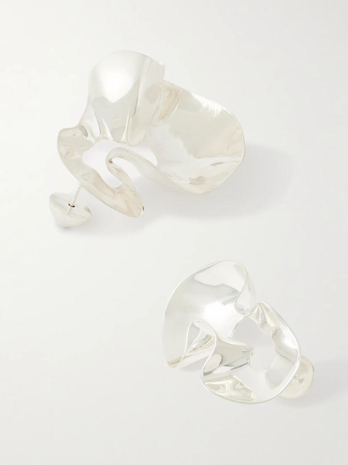 Wave Silver-plated Earrings
