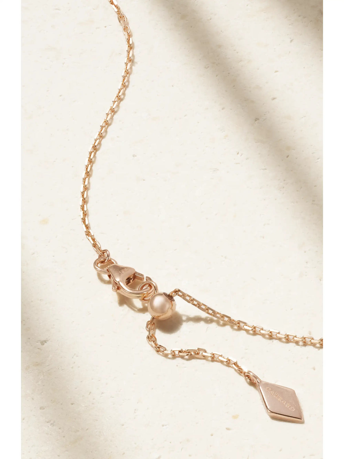 Fanfare Symphony 18-karat Rose Gold Diamond Necklace