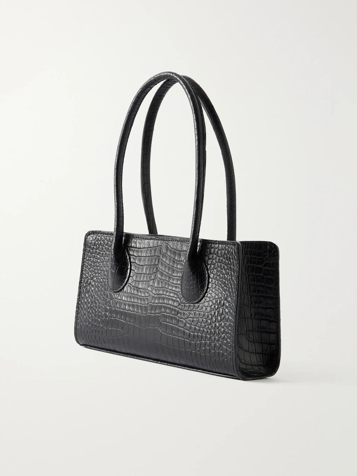 LIÉ STUDIO The Lou Croc-effect Leather Shoulder Bag