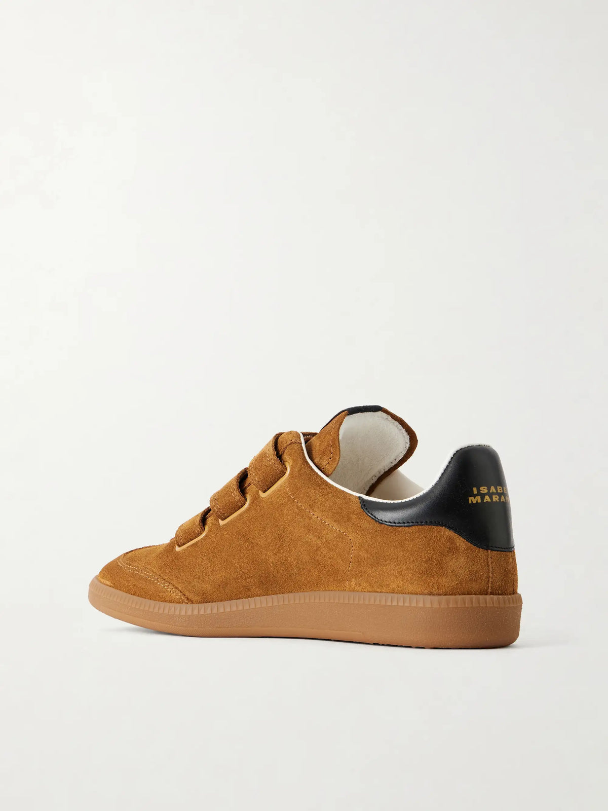 Beth Leather-trimmed Suede Sneakers