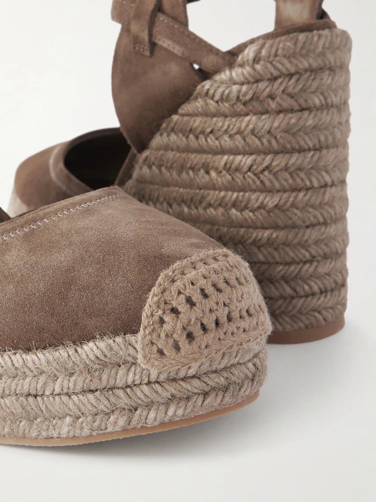 80 Suede Platform Wedge Pumps