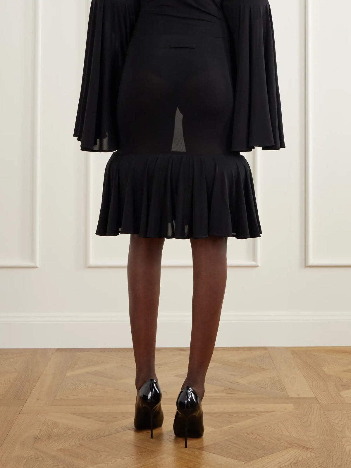 Jean Paul Gaultier Sculptural Gathered Knee-length Skirt