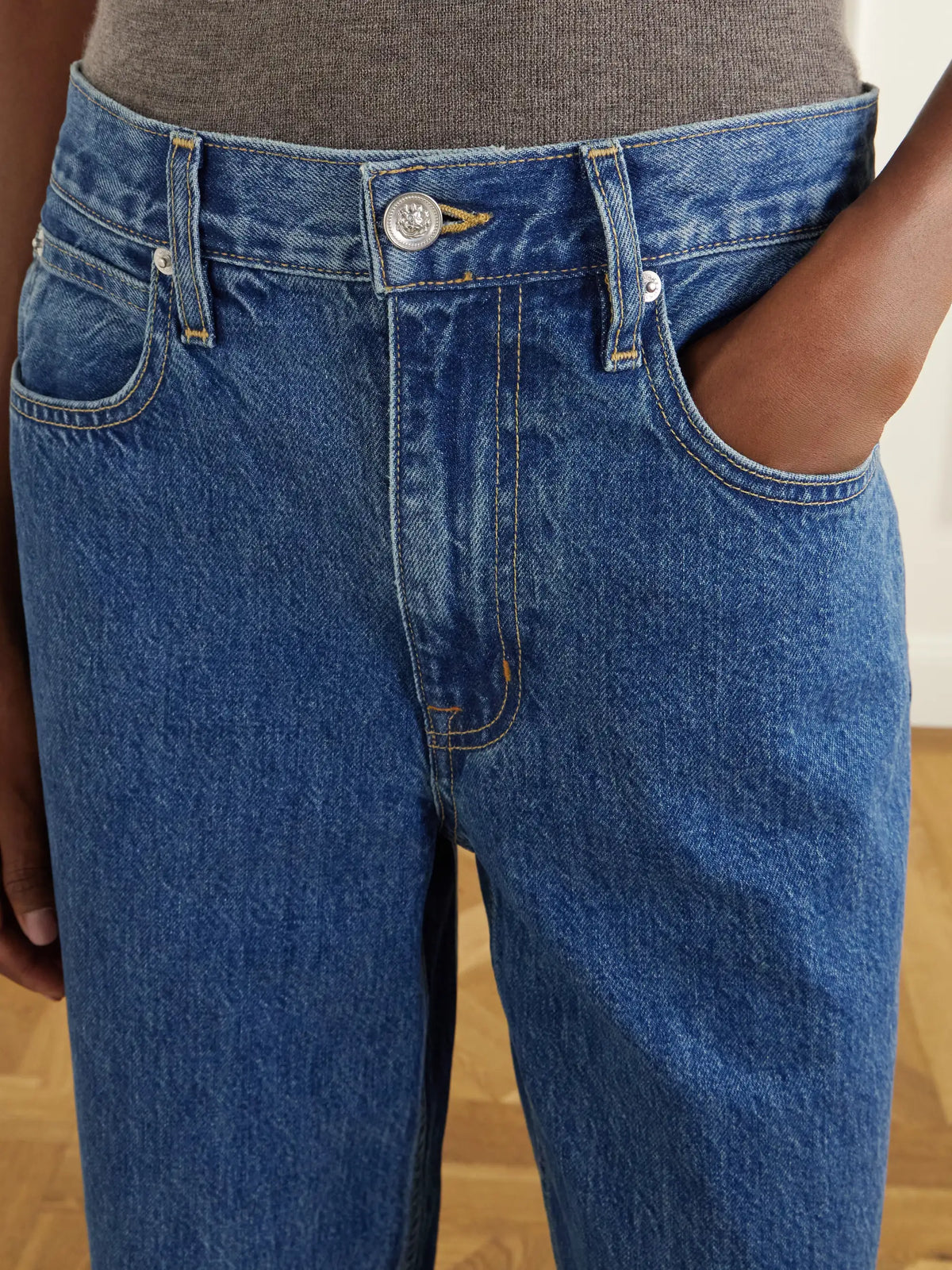 SLVRLAKE Estelle Wide Leg High-rise Barrel-leg Jeans
