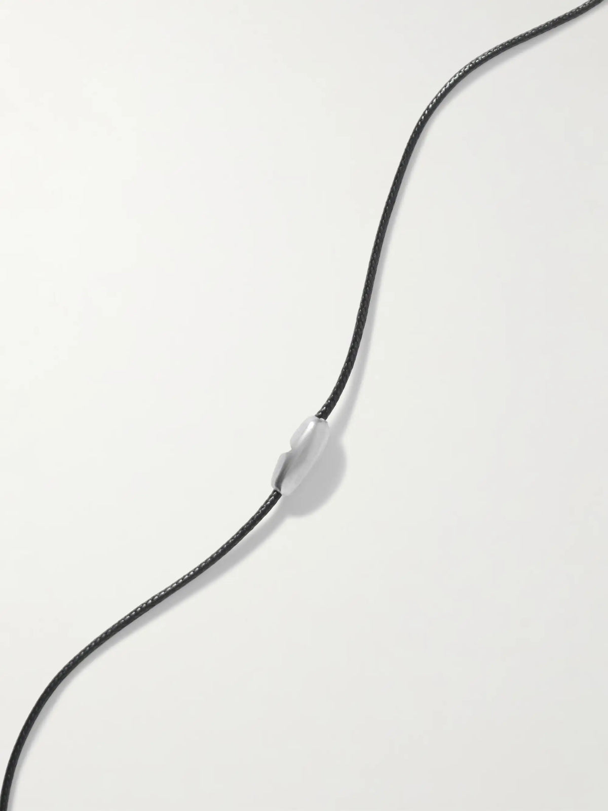 Aesop Sterling Silver And Cord Necklace