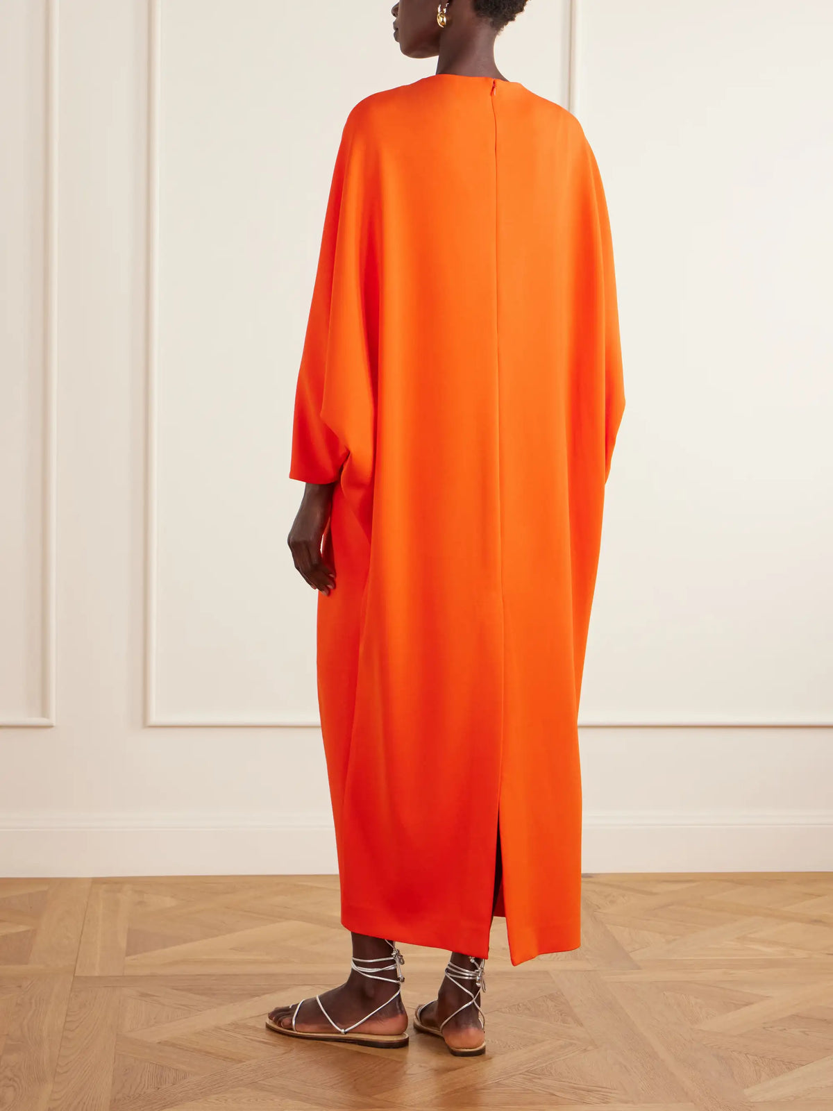 Draped Crepe Gown