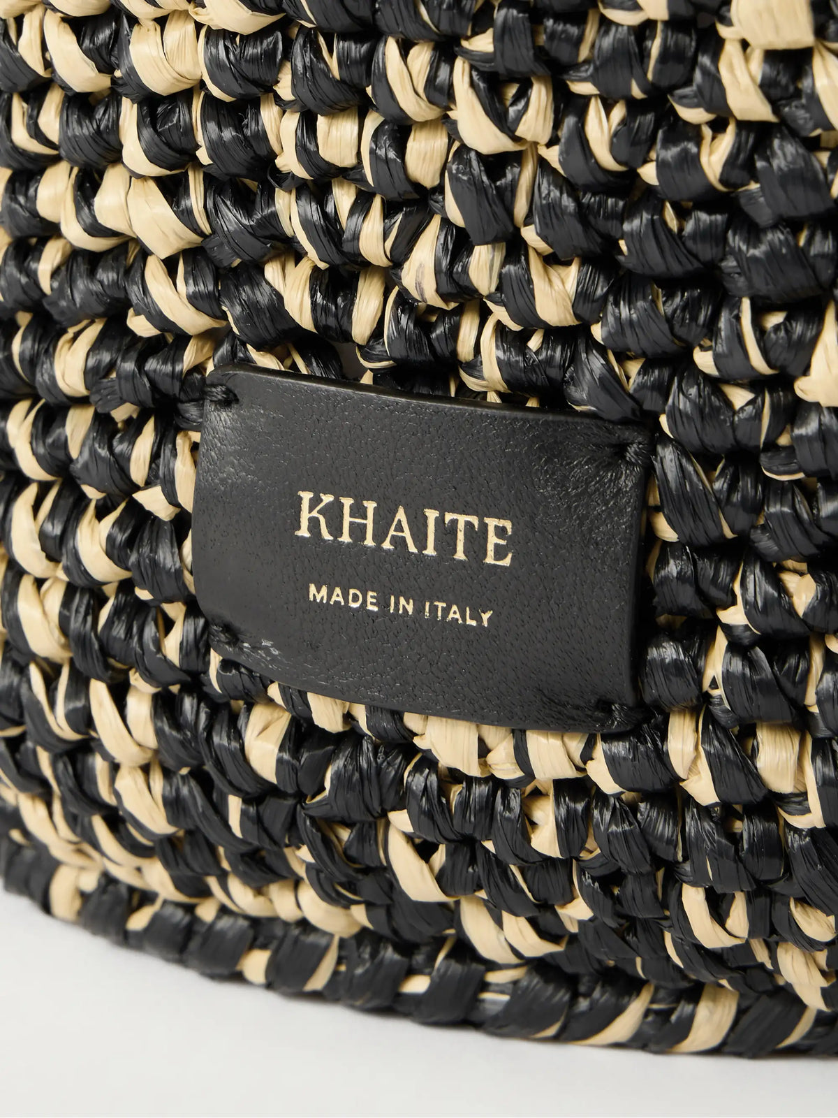 Lotus Medium Two-tone Woven Tote
